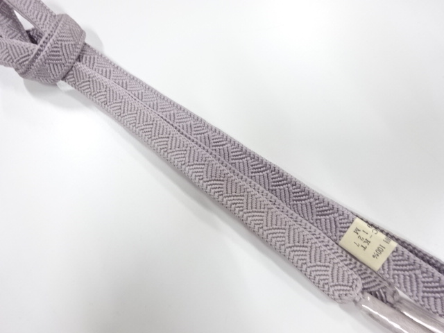 未使用品　正絹　手組帯締め